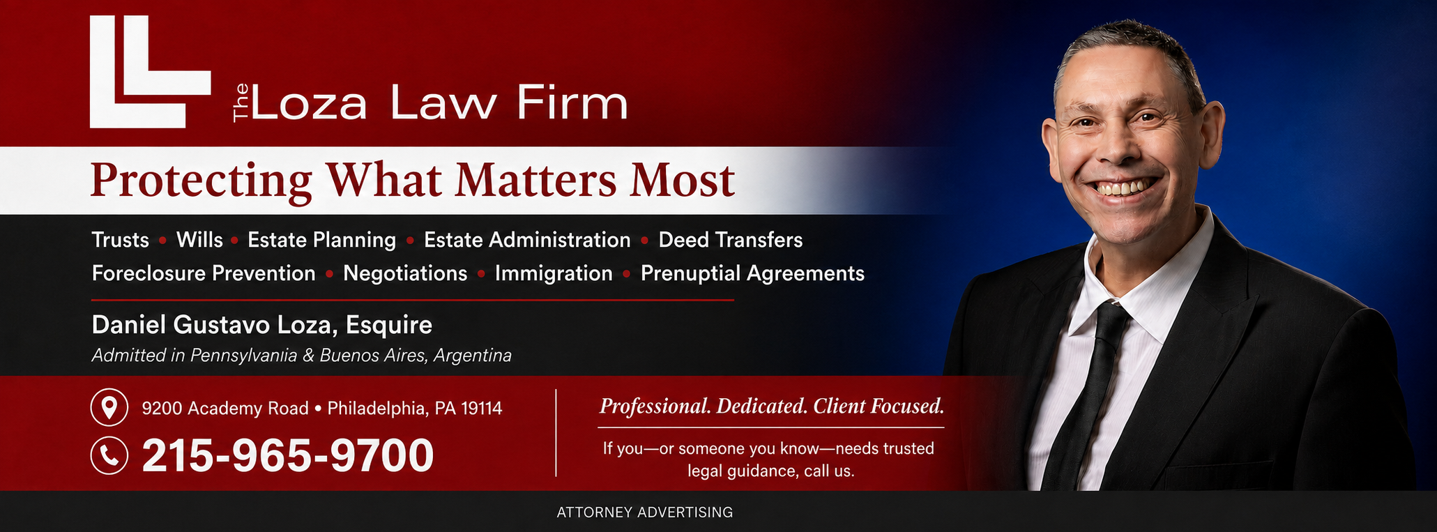 The Loza Law Firm — Daniel Gustavo Loza, Esquire
