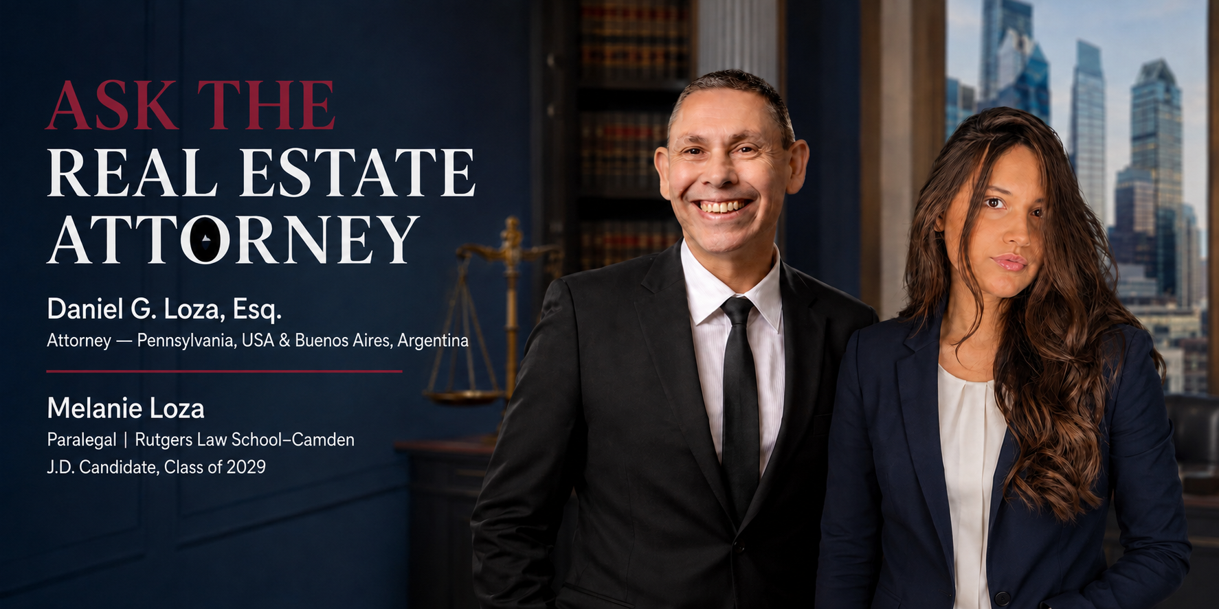 Ask the Real Estate Attorney — Daniel G. Loza and Melanie Loza